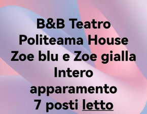 Отель B&B Teatro Politeama House Zoe blu e gialla intero appartamento, Палермо